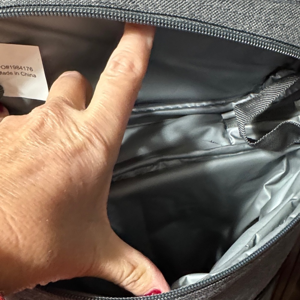 Loup Charmant Gray and Black Backpack - Picture 4 of 5